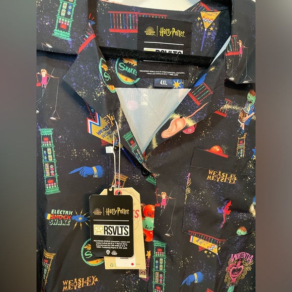 RSVLTS Harry Potter Weasley Wizards Shirt Size 4XL - Picture 2 of 3